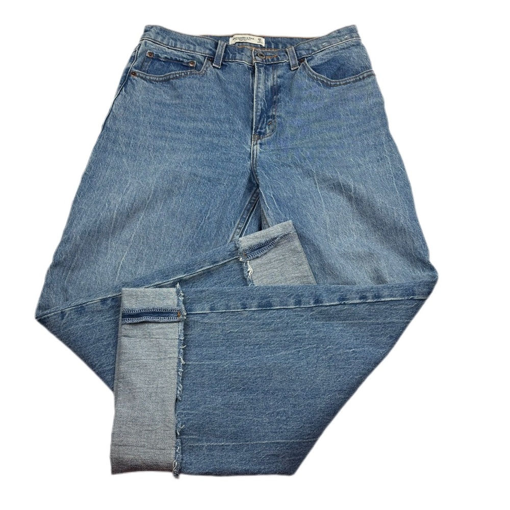 Abercrombie & Fitch Women's High Rise Jeans - Blue